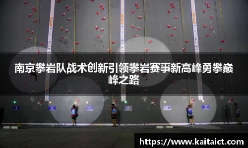 南京攀岩队战术创新引领攀岩赛事新高峰勇攀巅峰之路